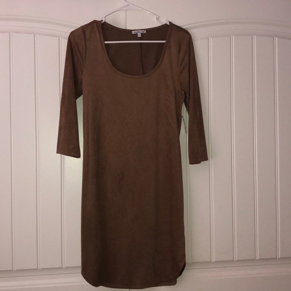 Brown Short Dress | Charlotte Russe